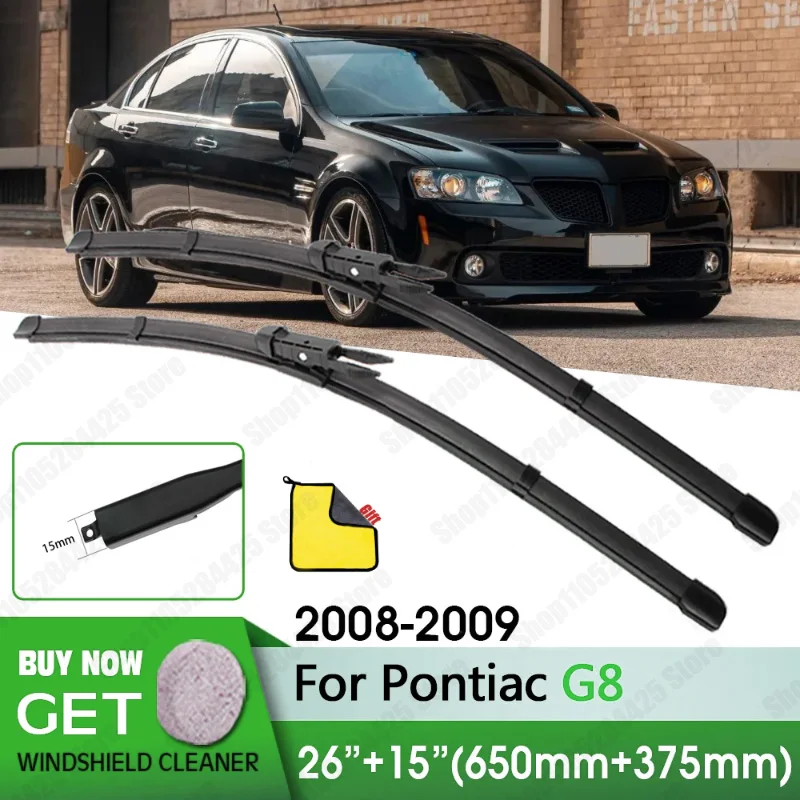 For Pontiac G8 2008-2009 Fit Pinch Tab Arm Windscreen Wipers Auto Accessories Car Wiper RHD & LHD Front Wiper Blades 26"+15"
For Pontiac G8 2008-2009 Fit Pinch Tab Arm Windscreen Wipers Auto Accessories Car Wiper RHD & LHD Front Wiper Blades 26"+15"