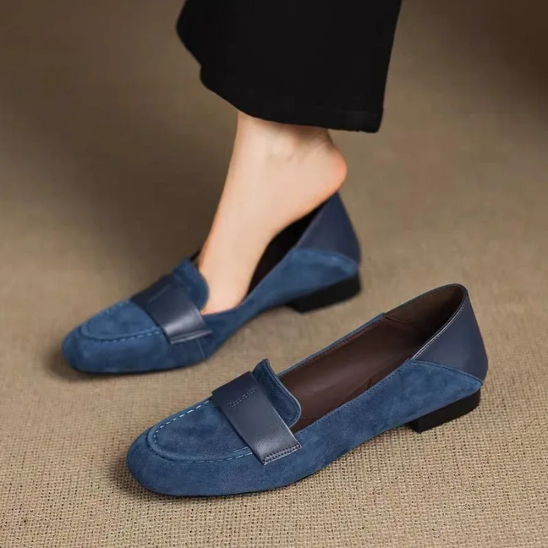 Fashion Women Shoes French Style Retro Soft Leather Loafers for Woman Comfort Vacation Casual Shoes Designer Shoes Zapatos Mujer
Fashion Women Shoes French Style Retro Soft Leather Loafers for Woman Comfort Vacation Casual Shoes Designer Shoes Zapatos Mujer