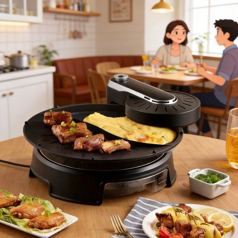 Multifunctional Smokeless Indoor Electric Barbecue Oven Household Rotary Barbecue Pan For Skewer Making
Multifunctional Smokeless Indoor Electric Barbecue Oven Household Rotary Barbecue Pan For Skewer Making