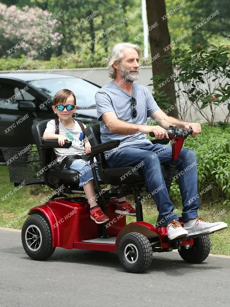 Elderly Scooter Double Four-Wheel Electric Vehicle Home Pick-up Children Battery Power Car Electric Bike
Elderly Scooter Double Four-Wheel Electric Vehicle Home Pick-up Children Battery Power Car Electric Bike