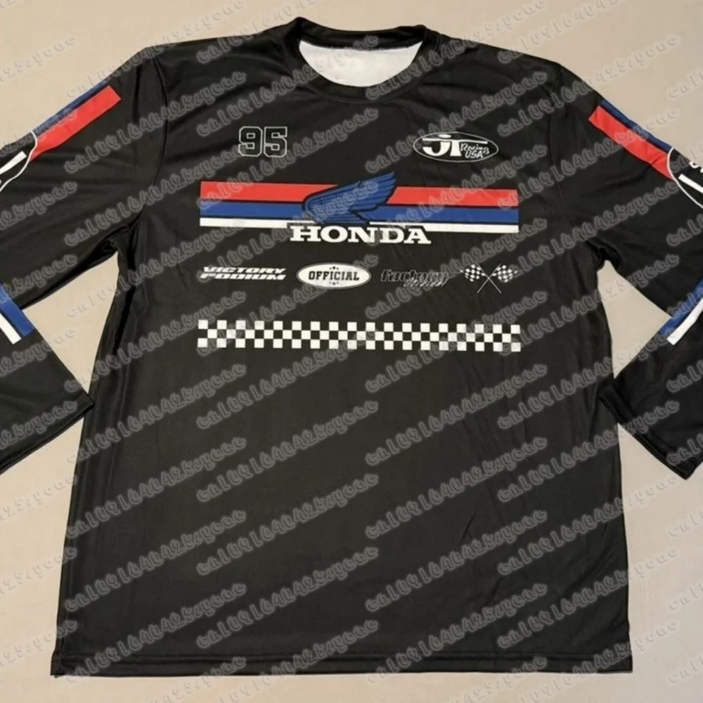 Honda Fashion Motorcycle Jersey Mountain Bike Downhill Sport Long Sleeved T-Shirt Top Daily Quick Drying Breathable Clothing
Honda Fashion Motorcycle Jersey Mountain Bike Downhill Sport Long Sleeved T-Shirt Top Daily Quick Drying Breathable Clothing