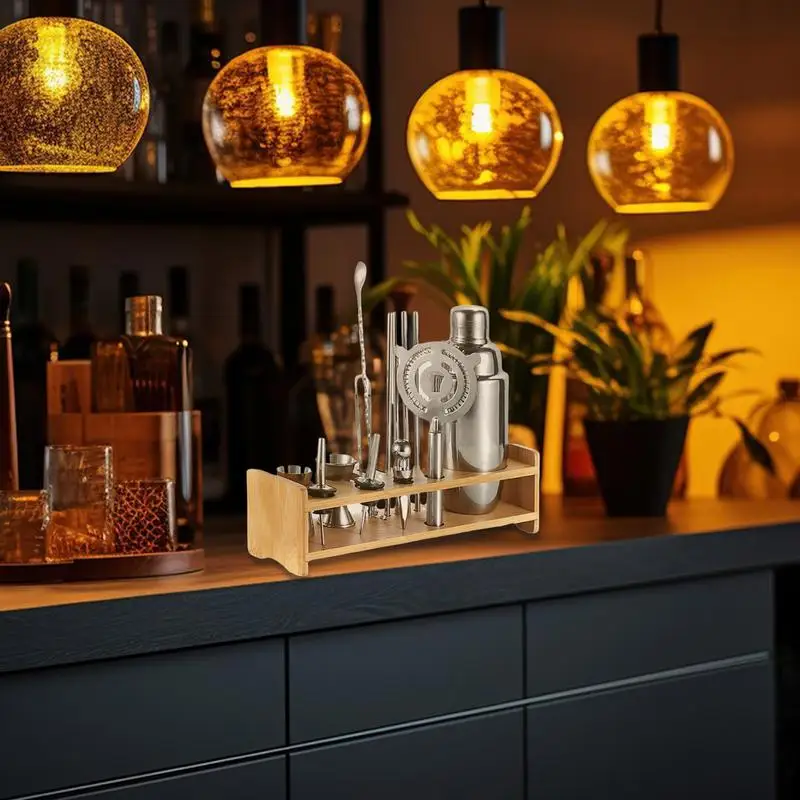 Cocktail Shaker Set Holder Cocktail Shaker Set Wood Holder Dining Drink Tool Stand Match With Complete Bartending Tool Set
Cocktail Shaker Set Holder Cocktail Shaker Set Wood Holder Dining Drink Tool Stand Match With Complete Bartending Tool Set