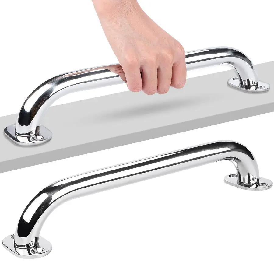 2X 12 inch Boat Handle handrail Polished Stainless Steel Heavy Duty Boat Marine Grab Handle Hand Rail 1 inch Round Tube2 Pack
2X 12 inch Boat Handle handrail Polished Stainless Steel Heavy Duty Boat Marine Grab Handle Hand Rail 1 inch Round Tube2 Pack
