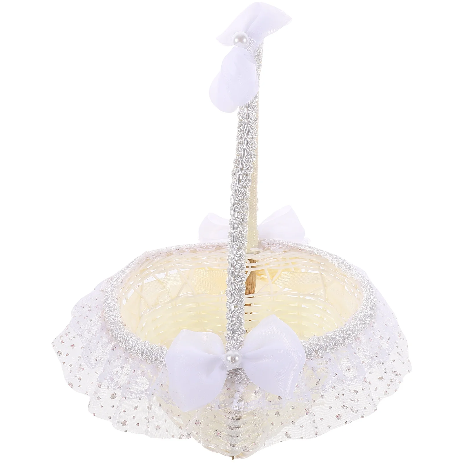 Heart Shaped Flower Basket Wedding Decor Lace Baskets for Rose Bride Plastic Heart-shaped Girl Delicate Toddler Ceremony
Heart Shaped Flower Basket Wedding Decor Lace Baskets for Rose Bride Plastic Heart-shaped Girl Delicate Toddler Ceremony