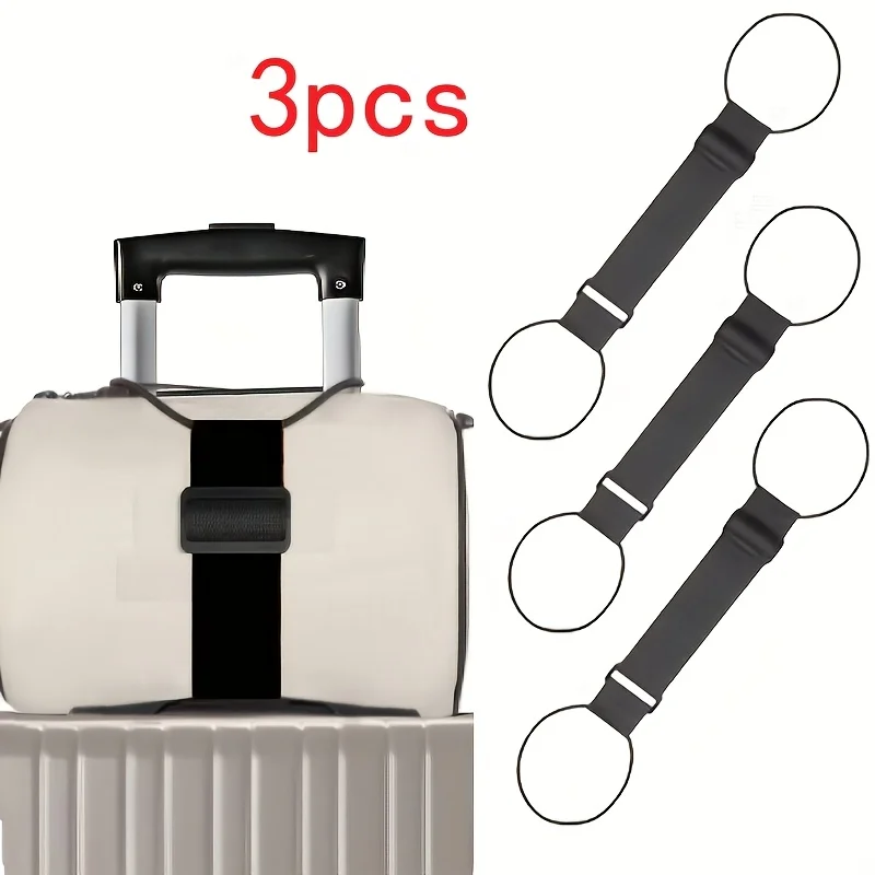 3-Pack Durable Nylon Elastic Luggage Straps - Adjustable, Suitable for Suitcases, Backpacks and Travel Bags, Equipped with Safety Fastening Straps to Prevent Loss
3-Pack Durable Nylon Elastic Luggage Straps - Adjustable, Suitable for Suitcases, Backpacks and Travel Bags, Equipped with Safety Fastening Straps to Prevent Loss