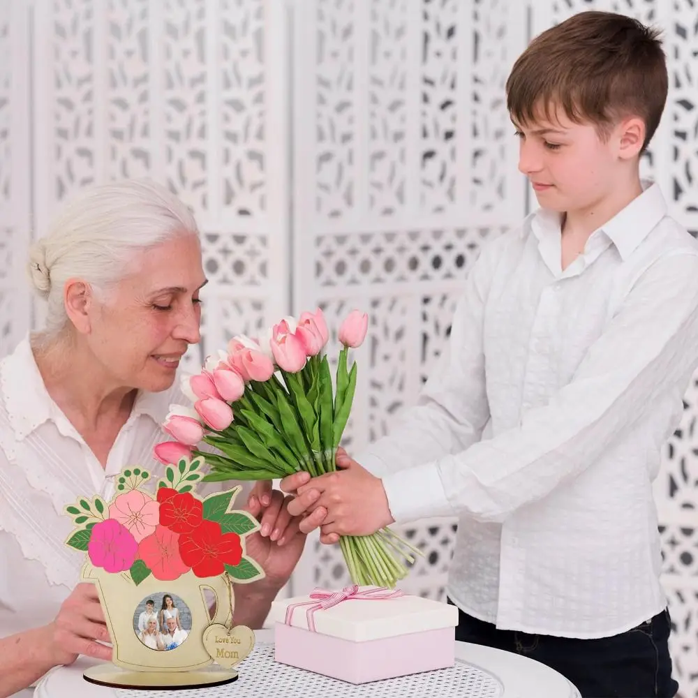 DIY Wooden Flower Ornament Creative Funny Flower Painting Crafts Decoration Mother's Day Gifts Valentine's Day
DIY Wooden Flower Ornament Creative Funny Flower Painting Crafts Decoration Mother's Day Gifts Valentine's Day
