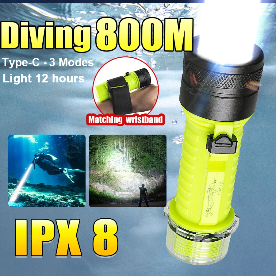 2025 Новое обновление подводного фонаря XHP190 перезаряжаемый профессиональный фонарик для дайвинга супер яркий IPX8 водонепроницаемый фонарик
2025 Новое обновление подводного фонаря XHP190 перезаряжаемый профессиональный фонарик для дайвинга супер яркий IPX8 водонепроницаемый фонарик
