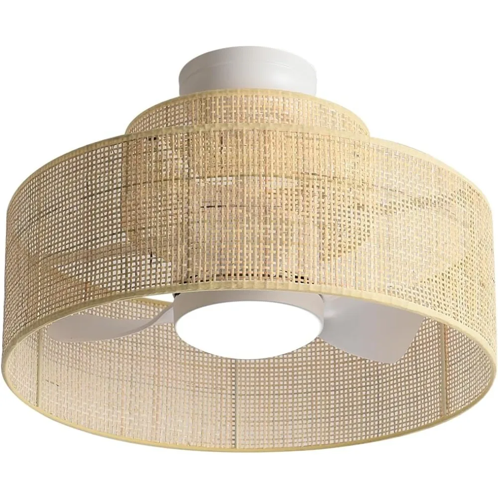 18W LED 21 Inches DC Dimmable Bamboo Rattan Fandelier with Remote Control .Boho Caged 3 Blade Ceiling Fan with Light.
18W LED 21 Inches DC Dimmable Bamboo Rattan Fandelier with Remote Control .Boho Caged 3 Blade Ceiling Fan with Light.