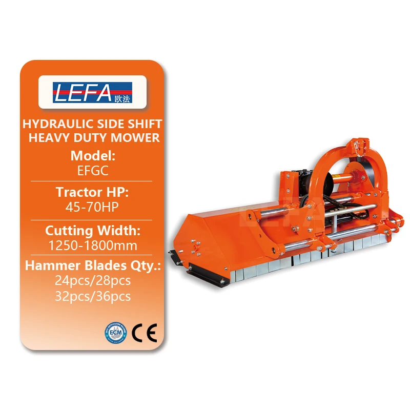 Lefa Hammer Blade Tractor Mulcher Heavy Flail Mower Side 3 Point Pto Hydraulic Verge Mulcher Flail Mower
Lefa Hammer Blade Tractor Mulcher Heavy Flail Mower Side 3 Point Pto Hydraulic Verge Mulcher Flail Mower