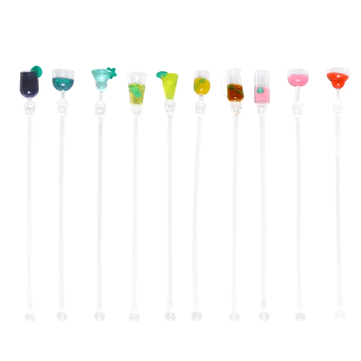 20 Pcs Acrylic Drink Stirrers Colorful Cocktail Mixing Sticks Bar Tools Ideal for Juice Drinks Restaurants Bars Coffee
20 Pcs Acrylic Drink Stirrers Colorful Cocktail Mixing Sticks Bar Tools Ideal for Juice Drinks Restaurants Bars Coffee