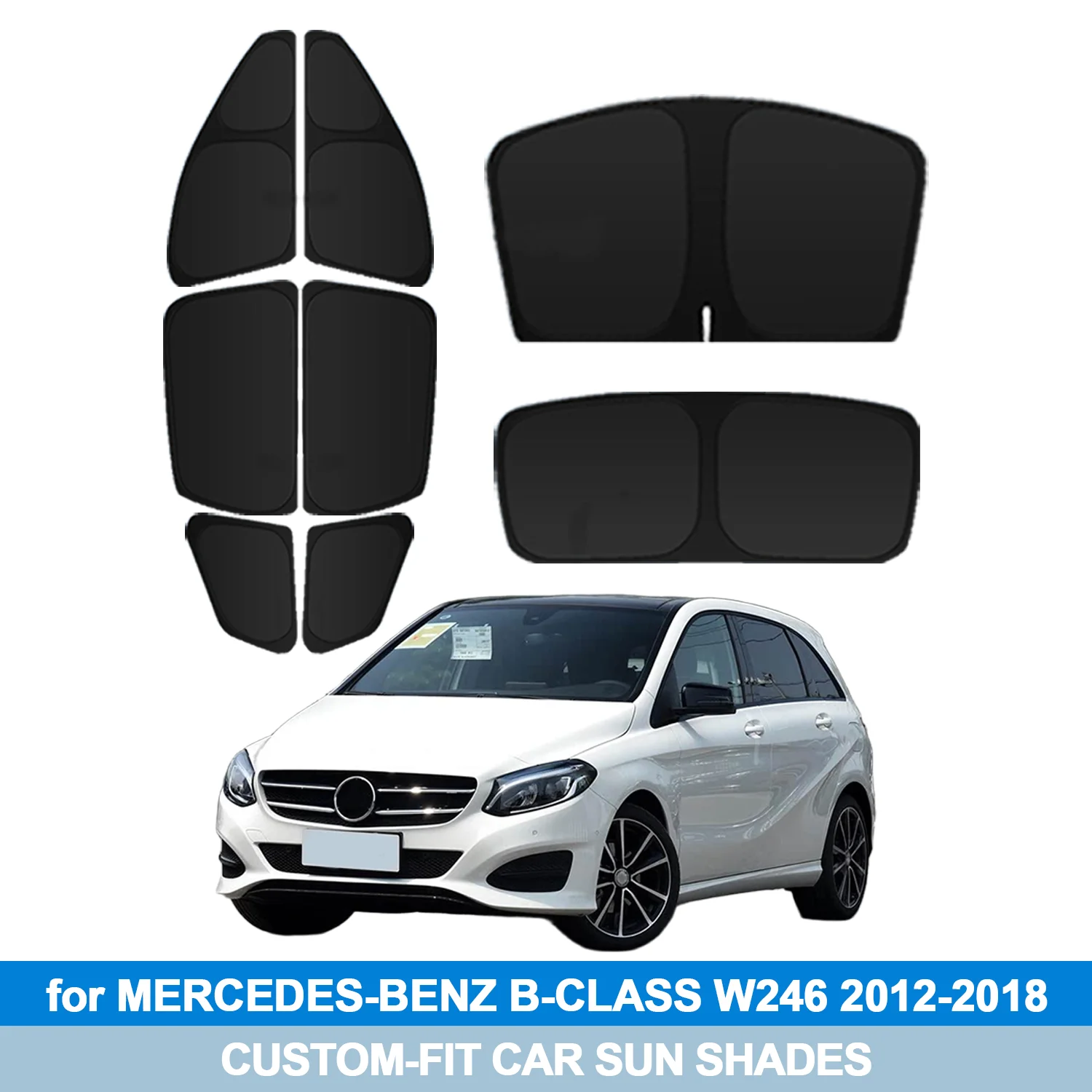 CHICHENKJ For MERCEDES-BENZ B-CLASS W246 2012-2018 Windshield Sun Shade Side Window Shades Cover Sun Visor Shield Protection
CHICHENKJ For MERCEDES-BENZ B-CLASS W246 2012-2018 Windshield Sun Shade Side Window Shades Cover Sun Visor Shield Protection
