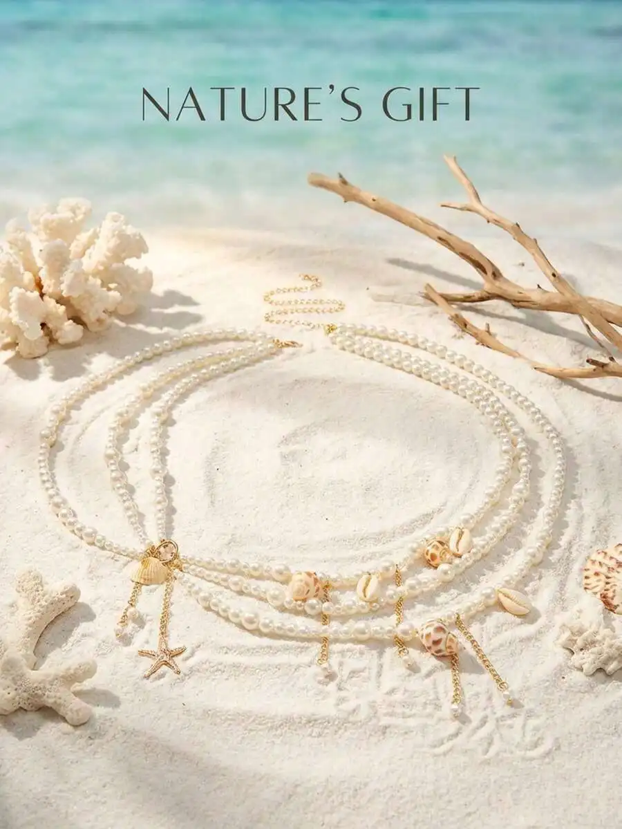 Boho Multi-Layer Pearl Starfish Bead Waist Chain For Women Beach Vacation Body Jewelry
Boho Multi-Layer Pearl Starfish Bead Waist Chain For Women Beach Vacation Body Jewelry