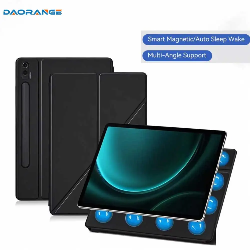 Чехол-подставка Magneti K-fold для Samsung Galaxy Tab S10 Plus для S9 FE S9 с держателем для карандашей для S10 S9 Plus, чехол с функцией сна-пробуждения
Чехол-подставка Magneti K-fold для Samsung Galaxy Tab S10 Plus для S9 FE S9 с держателем для карандашей для S10 S9 Plus, чехол с функцией сна-пробуждения
