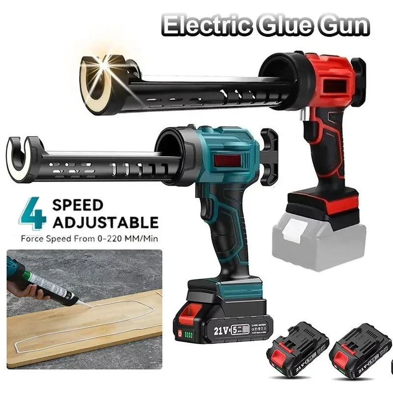 Electric Caulking Gun With LED Light For Makita 21V Battery Cordless Silicone Gun Seal Sealant Tool for Filling, Sealing
Electric Caulking Gun With LED Light For Makita 21V Battery Cordless Silicone Gun Seal Sealant Tool for Filling, Sealing
