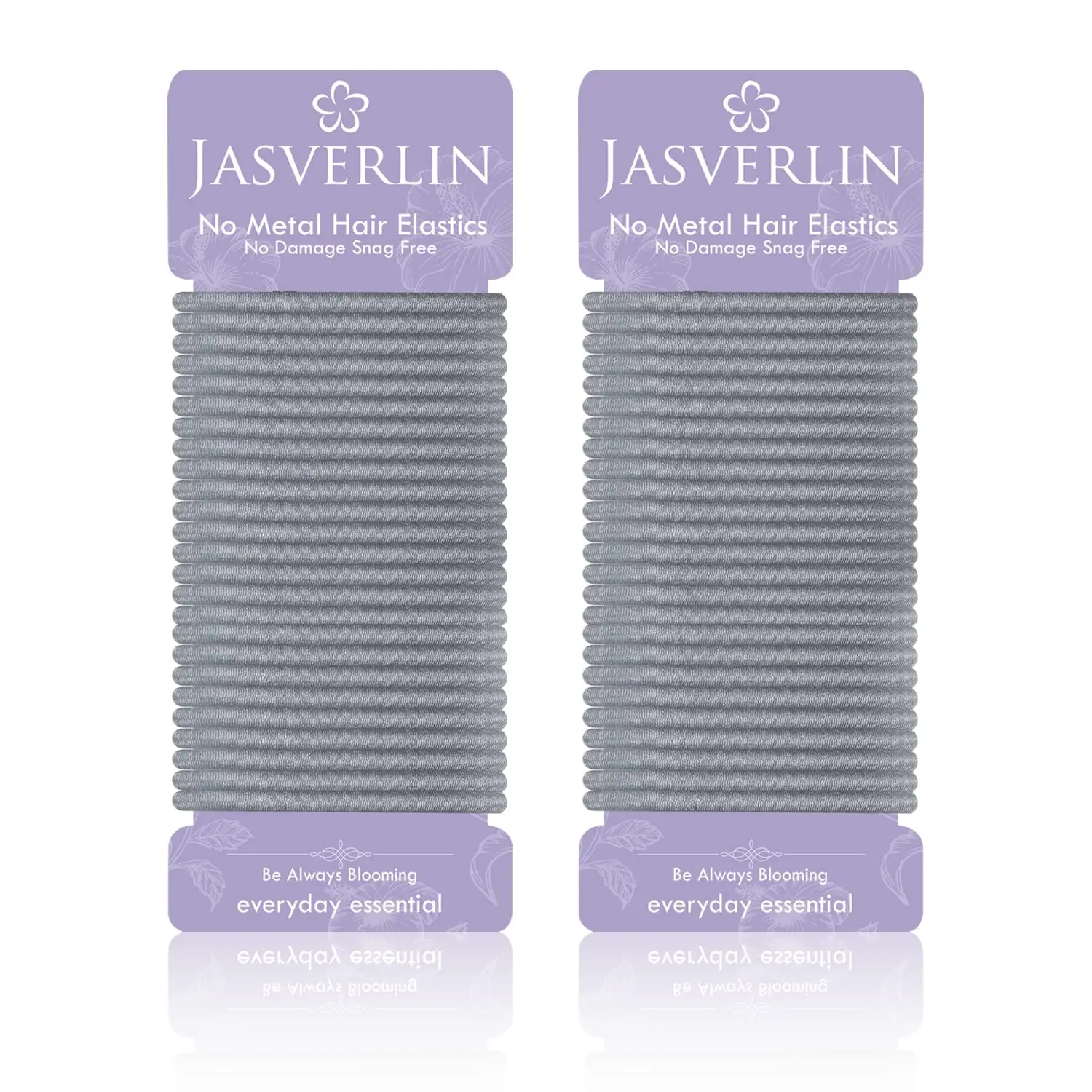 No-Metal Hair Ties, 50 Pack Gentle Ponytail Holders for Thick Curly Hair, No Crease or Breakage
No-Metal Hair Ties, 50 Pack Gentle Ponytail Holders for Thick Curly Hair, No Crease or Breakage