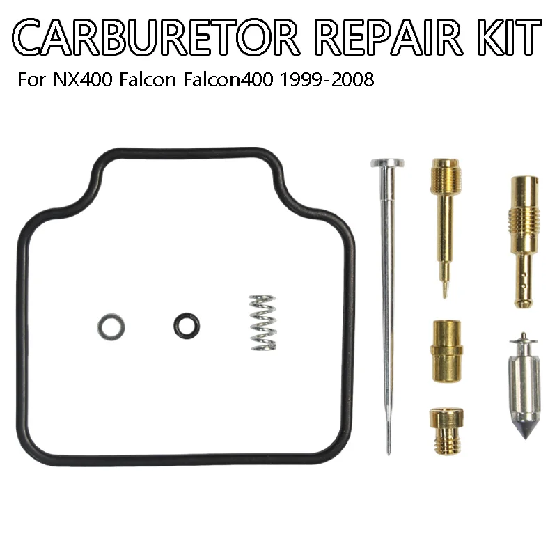 Carburetor Repair Kit Carburetor Rebuild Kit Jet Gasket Float Needle Set For NX400 Falcon Falcon400 1999-2008
Carburetor Repair Kit Carburetor Rebuild Kit Jet Gasket Float Needle Set For NX400 Falcon Falcon400 1999-2008