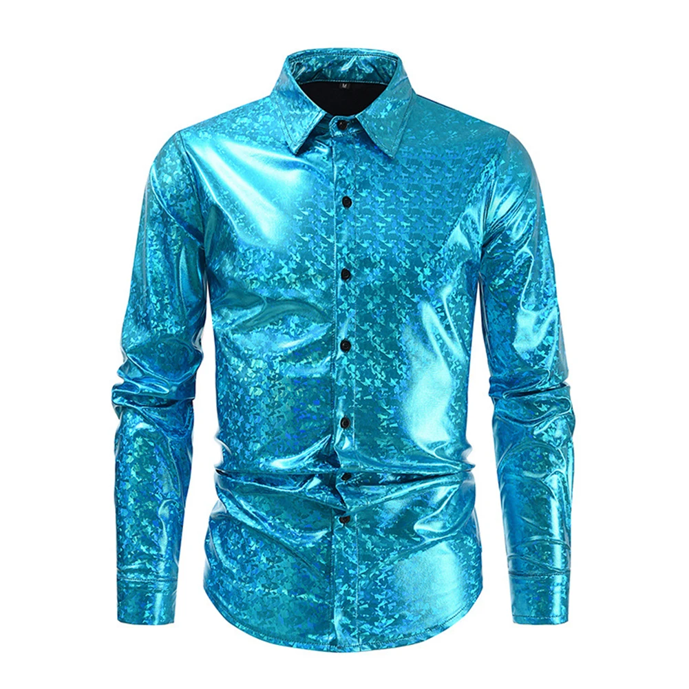 Mens Party Tops Long Sleeve Club Shirt Casual Wear Holiday Shirt Lapel Collar Polyester Fabric Slim Fit For Party
Mens Party Tops Long Sleeve Club Shirt Casual Wear Holiday Shirt Lapel Collar Polyester Fabric Slim Fit For Party