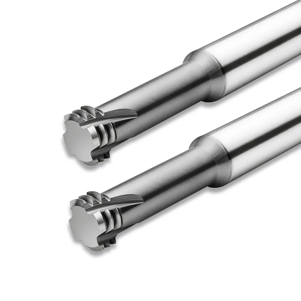 Solid Carbide 3 Flutes UNC UNF Thread Milling Cutter American Standard 60° CNC Internal External Thread Mill
Solid Carbide 3 Flutes UNC UNF Thread Milling Cutter American Standard 60° CNC Internal External Thread Mill