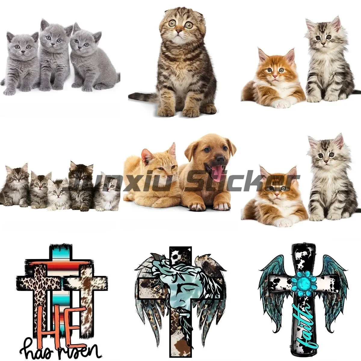 Animal Cute Cats Dogs Decals Laptop Motorcycle Helmet Bumper Wall Door Book Truck Vinyl Car Stickers Customizable
Animal Cute Cats Dogs Decals Laptop Motorcycle Helmet Bumper Wall Door Book Truck Vinyl Car Stickers Customizable