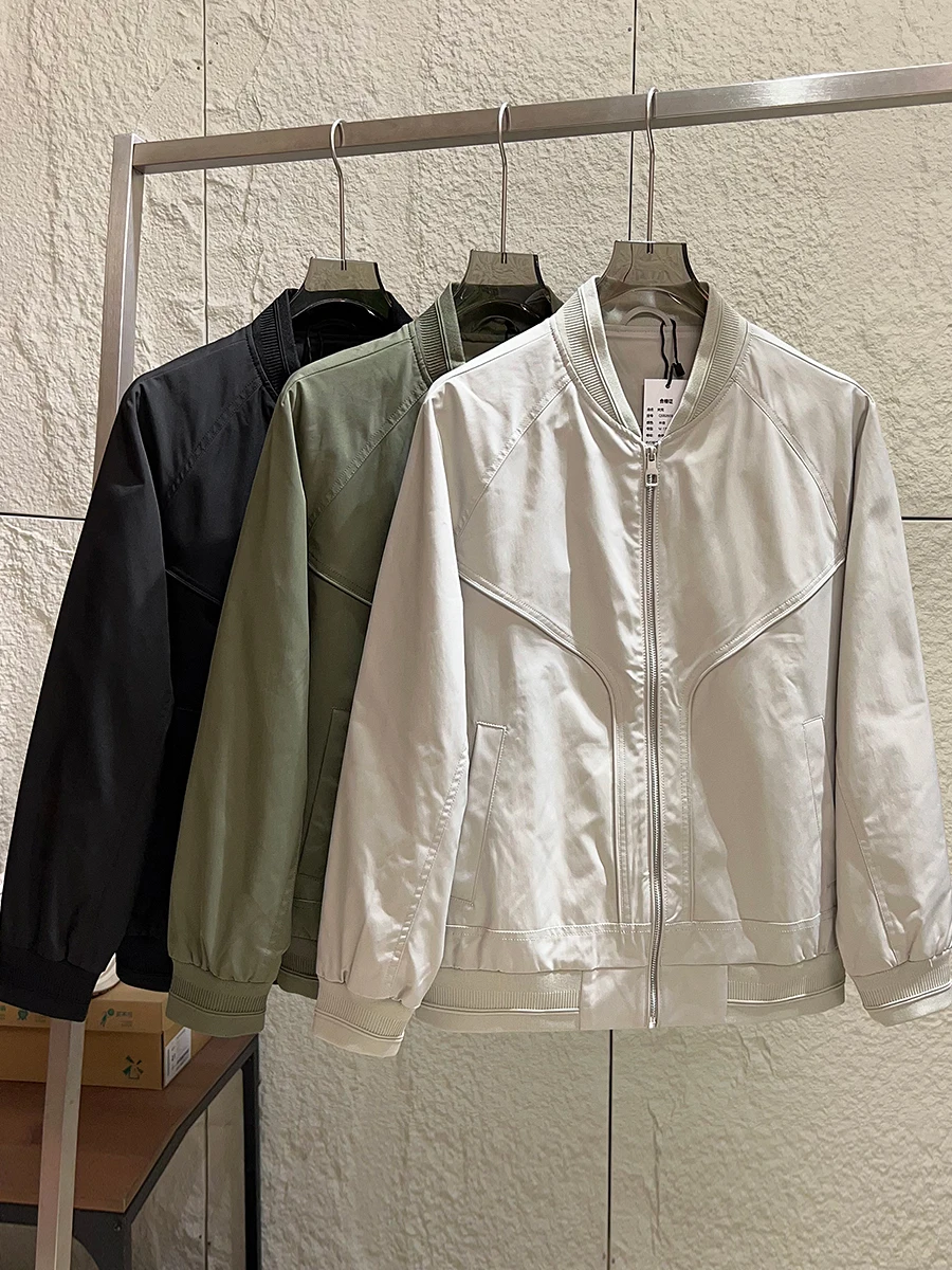 Casual Men's Business Jacket Autumn New Style Baseball Collar Admin Coat Breathable Polyester Fiber Long Sleeve Zipper
Casual Men's Business Jacket Autumn New Style Baseball Collar Admin Coat Breathable Polyester Fiber Long Sleeve Zipper