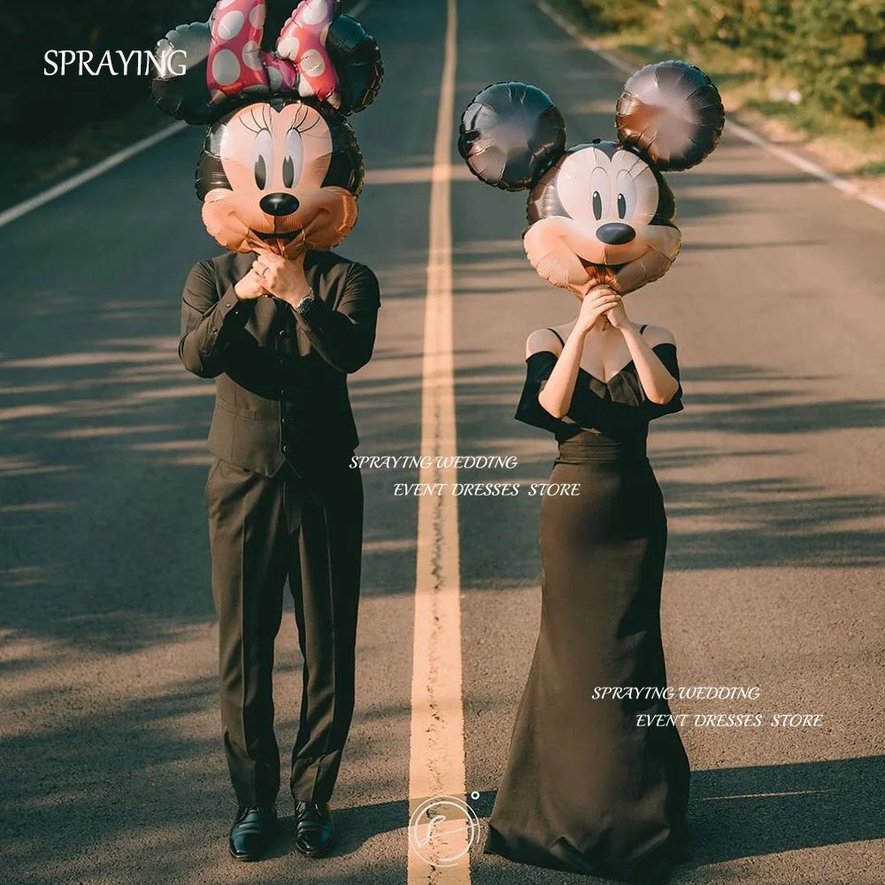 SPRAYING Korea Wedding Dresses V-Neck Spaghetti Strap Bridal Gown Photo Shoot A-line 웨딩드레스 Off the Shoulder Custom Made
SPRAYING Korea Wedding Dresses V-Neck Spaghetti Strap Bridal Gown Photo Shoot A-line 웨딩드레스 Off the Shoulder Custom Made