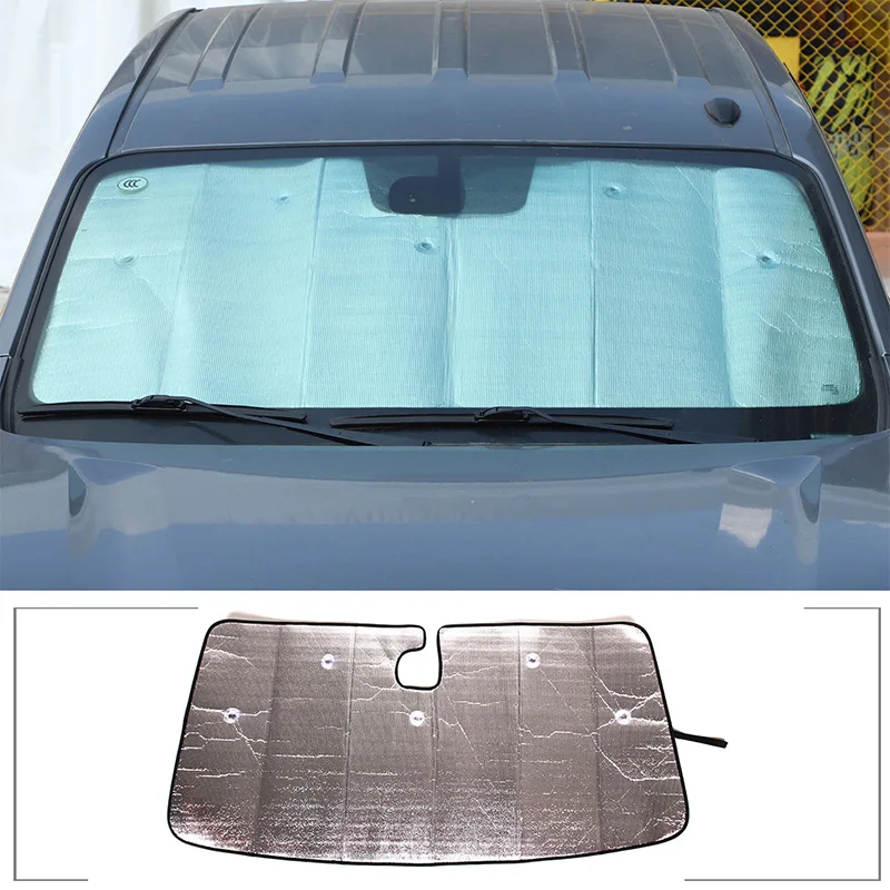 For 2016-2019 Nissan Titan aluminum foil silver car front glass UV protection sunshade car interior protection accessories
For 2016-2019 Nissan Titan aluminum foil silver car front glass UV protection sunshade car interior protection accessories