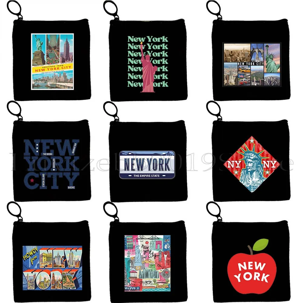 New York City Statue of Liberty Retro NY Travel Brooklyn Bridge Big Apple USA Canvas Coin Purse Key Case Bag Wallet Zipper Pouch
New York City Statue of Liberty Retro NY Travel Brooklyn Bridge Big Apple USA Canvas Coin Purse Key Case Bag Wallet Zipper Pouch