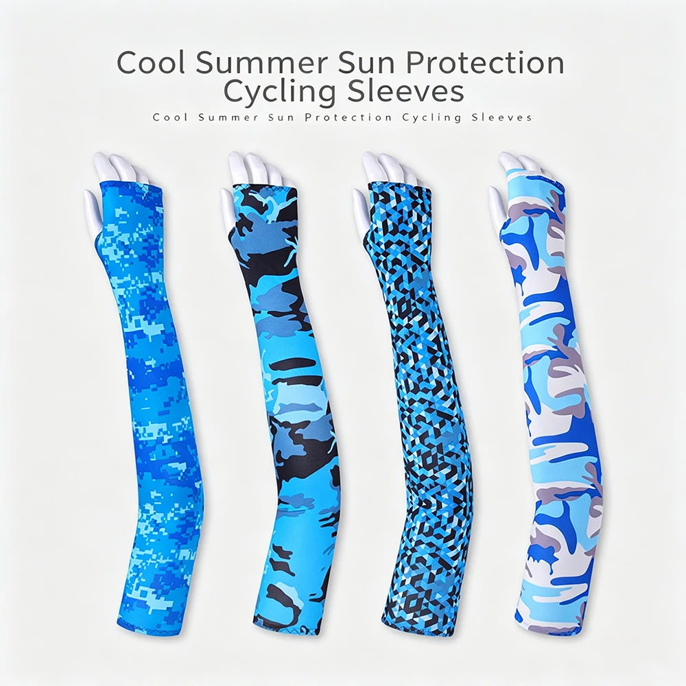 Summer Sun Protection Finger-Opening Ice Silk Arm Sleeves Outdoor Cycling and Driving Arm Sleeves Cycling Sports Arm Protectors
Summer Sun Protection Finger-Opening Ice Silk Arm Sleeves Outdoor Cycling and Driving Arm Sleeves Cycling Sports Arm Protectors