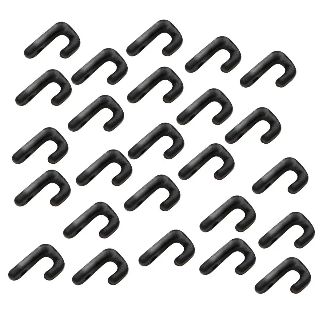 Black Kayak J Hooks Durable Nylon Lashing Hook Set Boat Rope Attachment for Canoe Deck Line Rigging
Black Kayak J Hooks Durable Nylon Lashing Hook Set Boat Rope Attachment for Canoe Deck Line Rigging