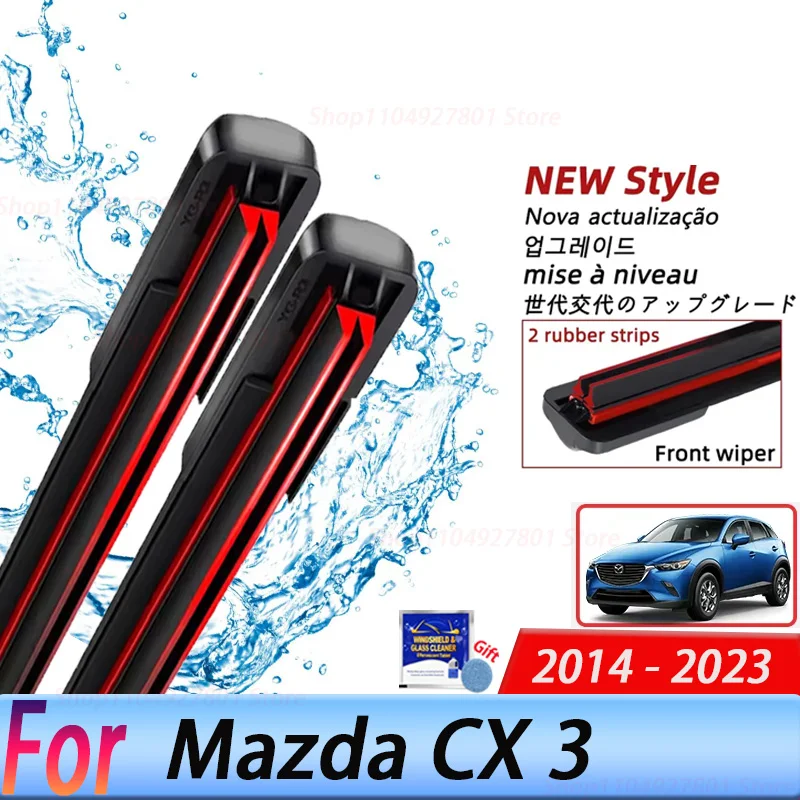 For Mazda CX 3 2014 - 2023 DK Front Windshield Wiper Blades Windscreen Brushes Window J U Hook Arm Accessories 22"18
For Mazda CX 3 2014 - 2023 DK Front Windshield Wiper Blades Windscreen Brushes Window J U Hook Arm Accessories 22"18