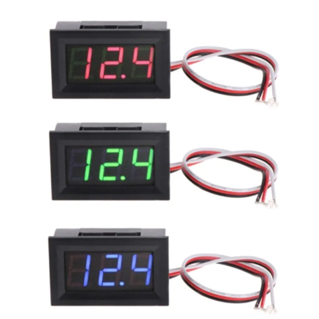 0 . 56 "DC 5 В - 120 В Вольтметр Измеритель напряжения Тестовая батарея
0 . 56 "DC 5 В - 120 В Вольтметр Измеритель напряжения Тестовая батарея