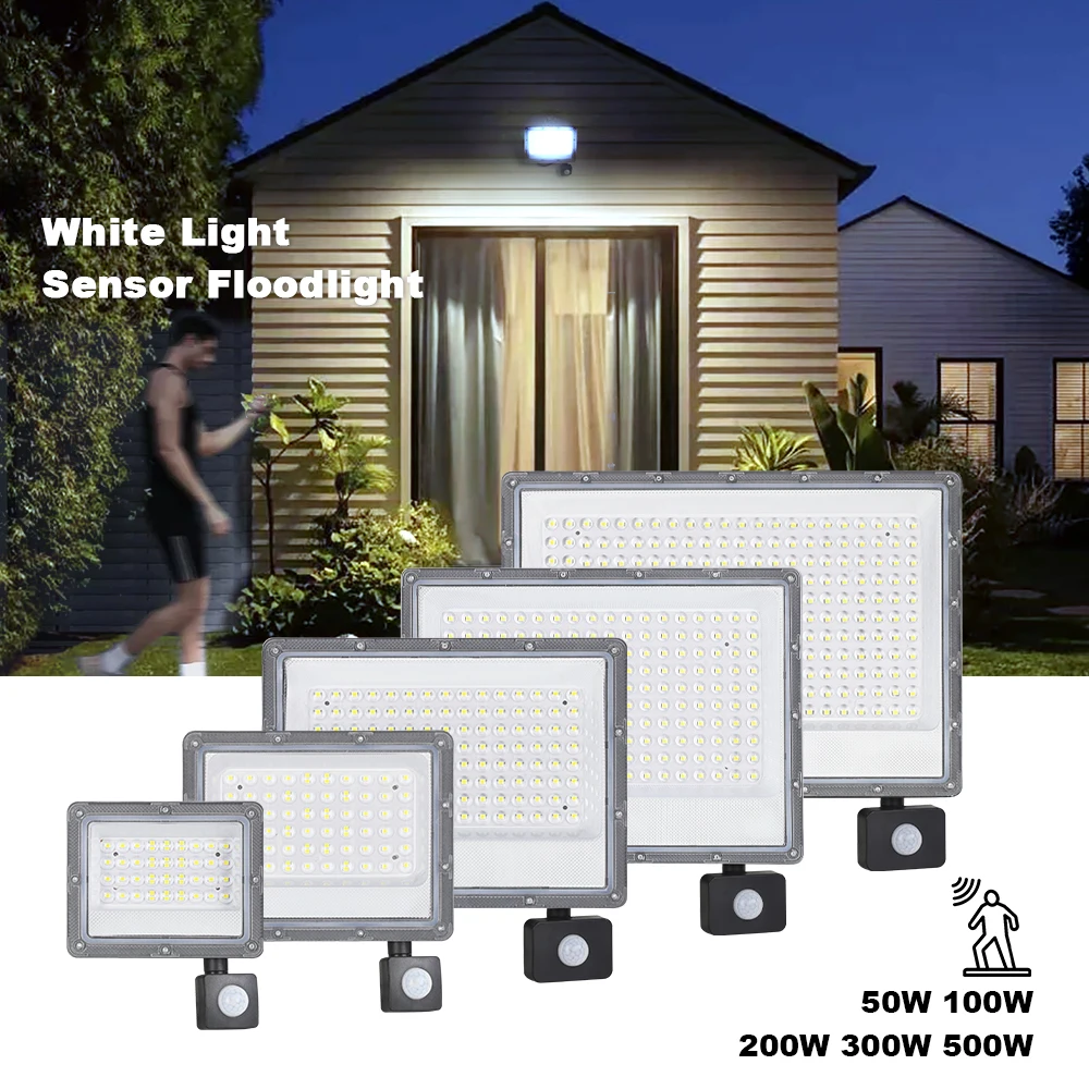 Motion Sensor LED Cool Light Outdoor LED Spotlight AC220V 50W 100W 200W 300W 500W Waterproof Garden Lighting Decoration LED Lamp
Motion Sensor LED Cool Light Outdoor LED Spotlight AC220V 50W 100W 200W 300W 500W Waterproof Garden Lighting Decoration LED Lamp