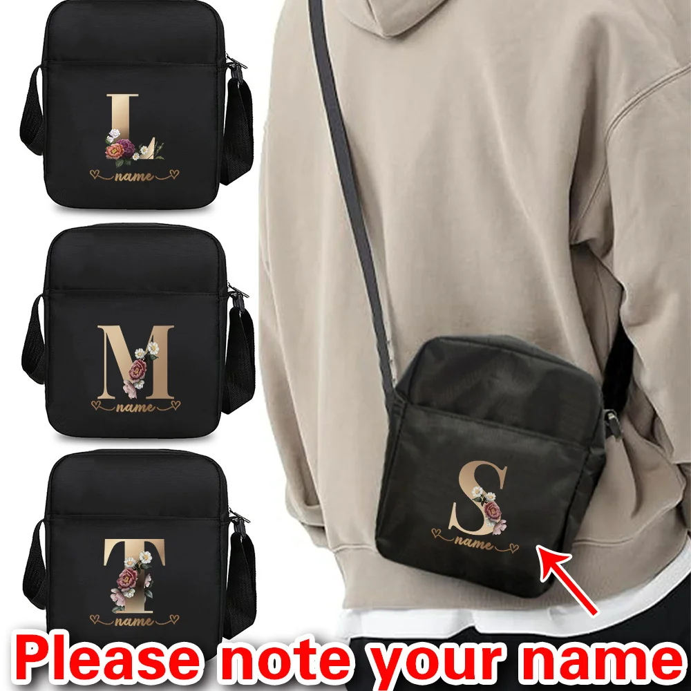 Customized Men's and Women's Crossbody Bags Shoulder Bags Outdoor Travel Portable Leisure Storage Bags Rose Gold Letter Series
Customized Men's and Women's Crossbody Bags Shoulder Bags Outdoor Travel Portable Leisure Storage Bags Rose Gold Letter Series