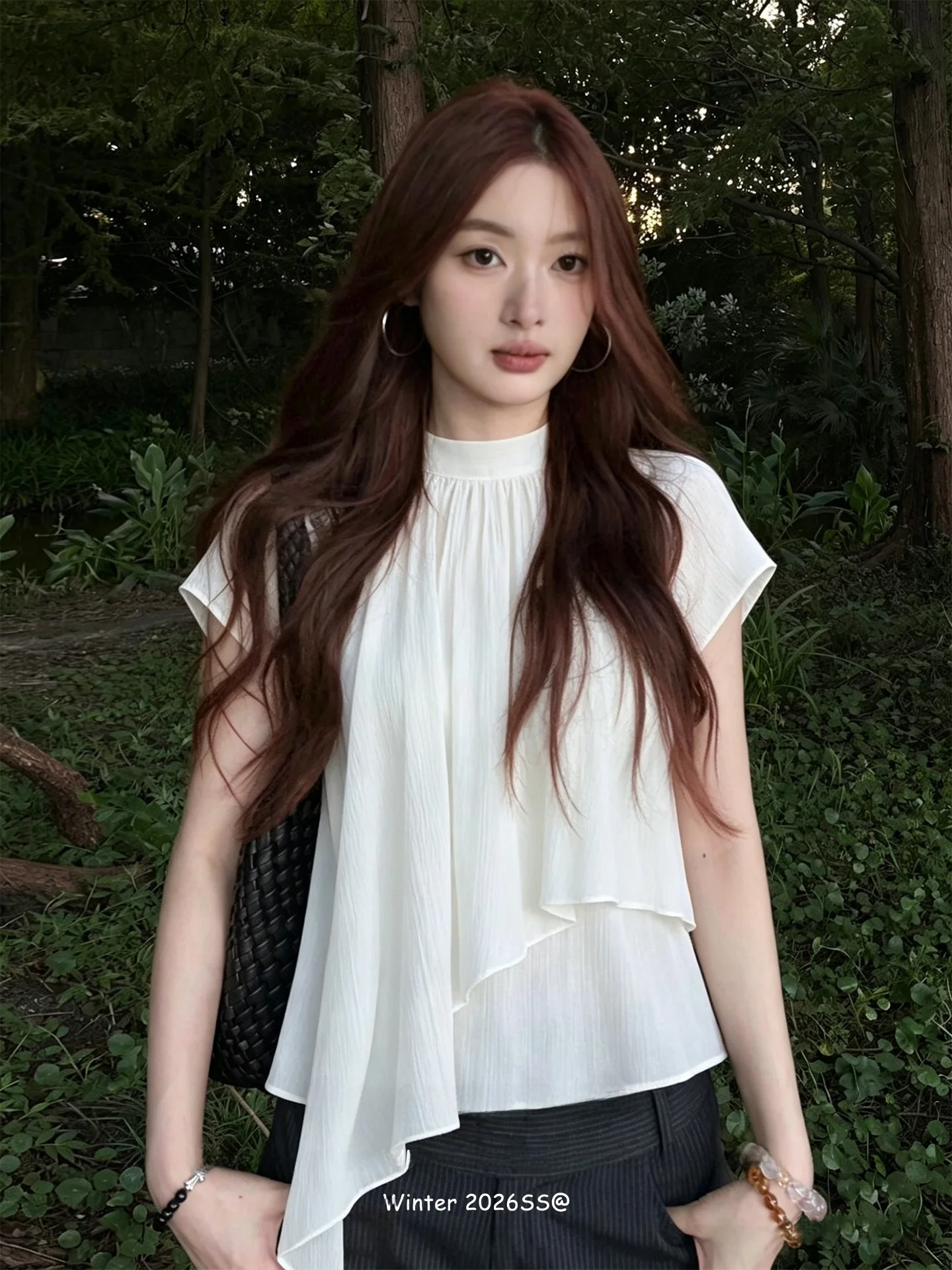 Summer Short Sleeve T-Shirt Women's Casual Style Slim Fit Creative Pattern Comfortable Breathable Half High Collar Top
Summer Short Sleeve T-Shirt Women's Casual Style Slim Fit Creative Pattern Comfortable Breathable Half High Collar Top