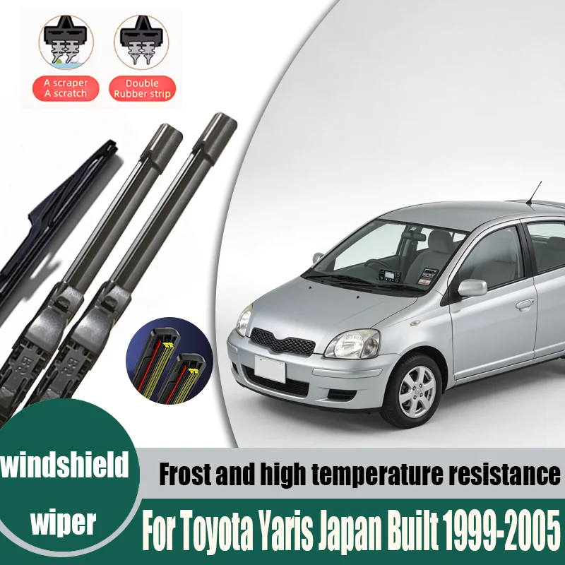 For Toyota Yaris Japan Built 1999-2005 2000 2001 Wiper Front&Rear Wiper Blades Windshield Windscreen Window Brushes 21"14"13"
For Toyota Yaris Japan Built 1999-2005 2000 2001 Wiper Front&Rear Wiper Blades Windshield Windscreen Window Brushes 21"14"13"
