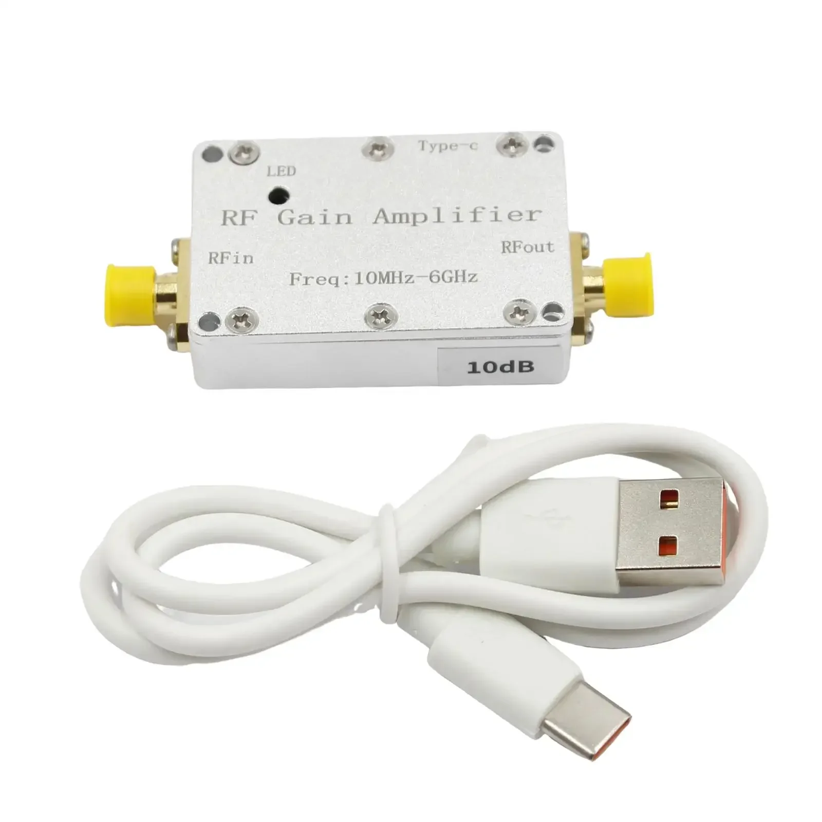 10MHZ-6GHz High Flatness Receiver RF Drive Drone Image Transmission Type-c Interface Receiver Aluminum Alloy Module Parameters
10MHZ-6GHz High Flatness Receiver RF Drive Drone Image Transmission Type-c Interface Receiver Aluminum Alloy Module Parameters