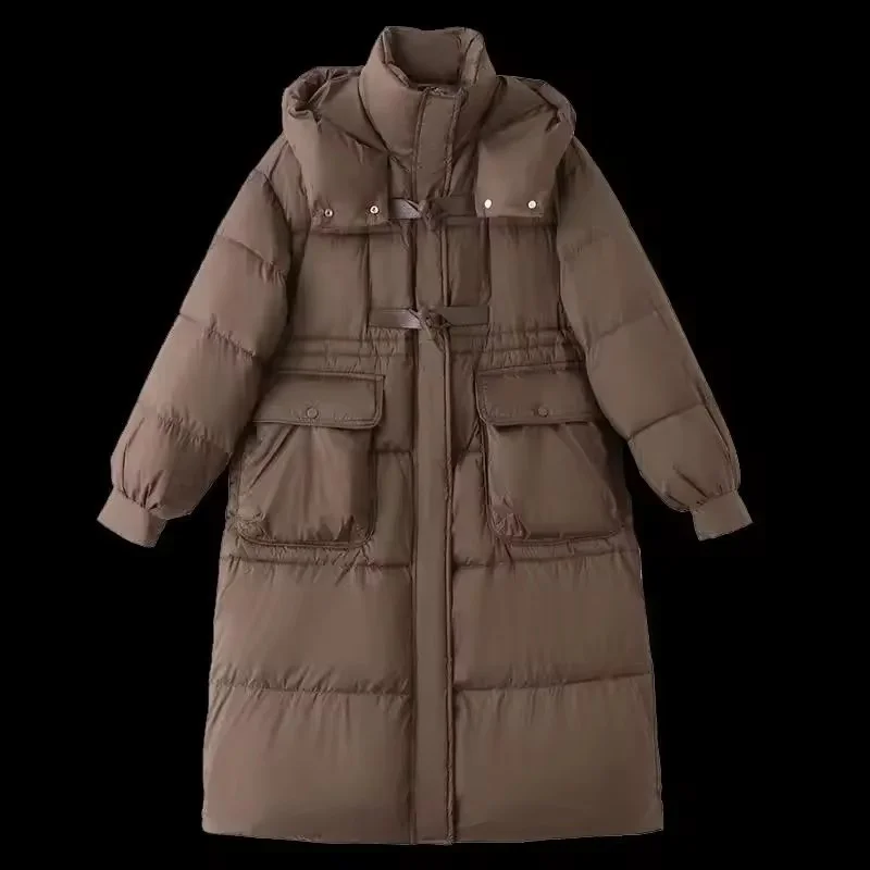 Новинка 2025 года, зимняя толстая длинная парка с капюшоном Chaqueta, корейская женская зимняя одежда, пальто Jaqueta, повседневное однотонное пальто-парка, пуховое хлопковое пальто
Новинка 2025 года, зимняя толстая длинная парка с капюшоном Chaqueta, корейская женская зимняя одежда, пальто Jaqueta, повседневное однотонное пальто-парка, пуховое хлопковое пальто