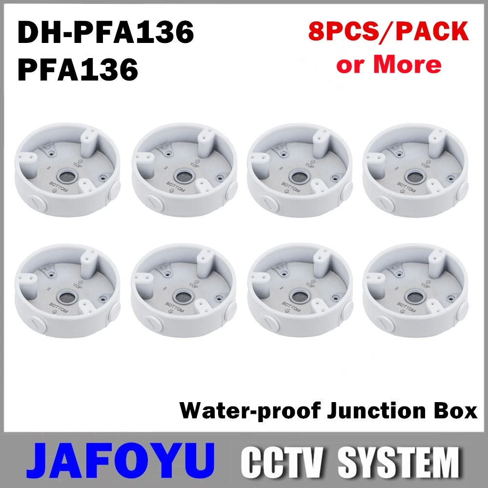 8PCS/PACK or More PFA136 Waterproof Junction Box DH-PFA136 for IP Camera HDCVI Camera PTZ CCTV Security Camera Mini Dome Camera
8PCS/PACK or More PFA136 Waterproof Junction Box DH-PFA136 for IP Camera HDCVI Camera PTZ CCTV Security Camera Mini Dome Camera