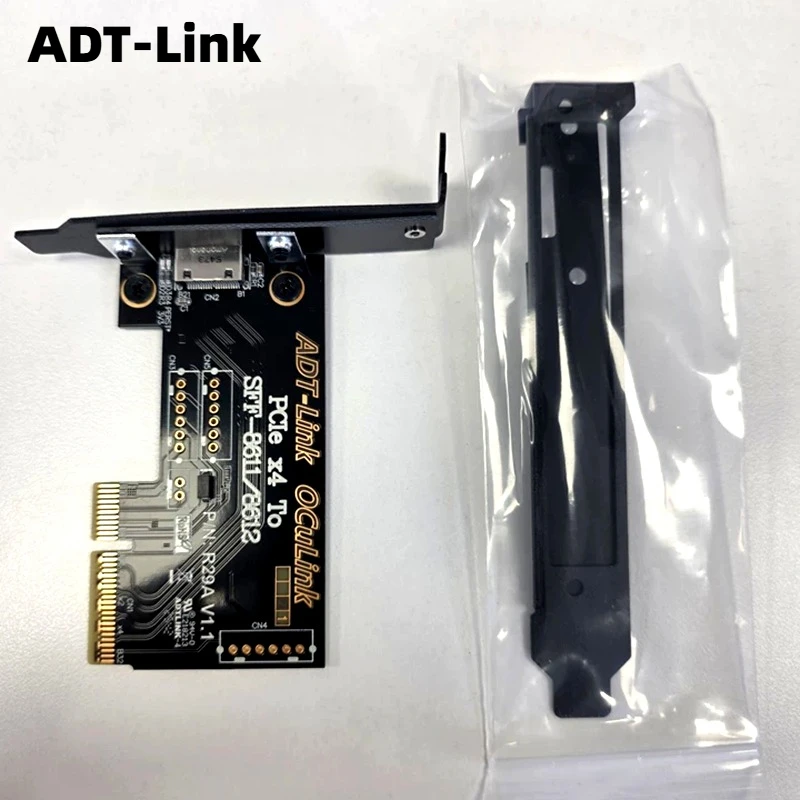 ADT R29Q R29A PCIe 5.0 4.0 x4 to OCuLink SFF-8612/8611 4i Riser Card Laptop To External Video Graphics Card M.2 OCuLink Notebook
ADT R29Q R29A PCIe 5.0 4.0 x4 to OCuLink SFF-8612/8611 4i Riser Card Laptop To External Video Graphics Card M.2 OCuLink Notebook