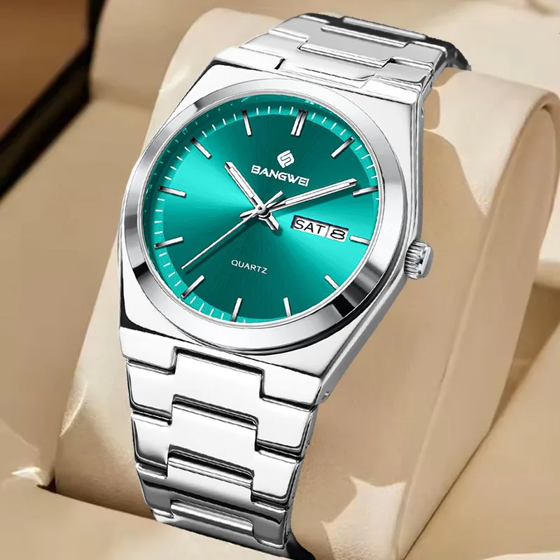 BANGWEI Casual Military Waterproof Men's Quartz Wristwatch New Luxury Original Fashion Luminous Sport Watch For Men Reloj Hombre
BANGWEI Casual Military Waterproof Men's Quartz Wristwatch New Luxury Original Fashion Luminous Sport Watch For Men Reloj Hombre