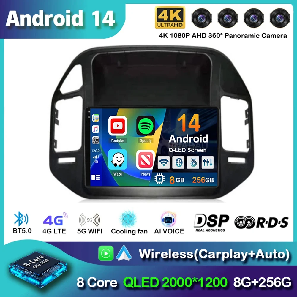Автомагнитола Carplay 2DIN на Android 14 для Mitsubishi Pajero 3 V70 V60 1999-2006 мультимедийный видеоплеер навигация GPS стерео
Автомагнитола Carplay 2DIN на Android 14 для Mitsubishi Pajero 3 V70 V60 1999-2006 мультимедийный видеоплеер навигация GPS стерео
