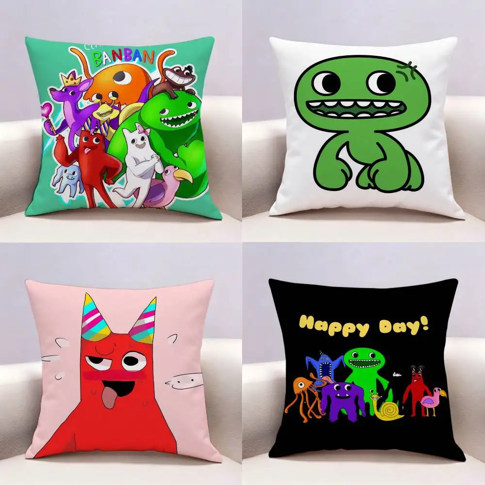 Game G-Garten of B-Banban Double-sided print Pillow Case for Sofa Living Room Home office Decor Protective Cover
Game G-Garten of B-Banban Double-sided print Pillow Case for Sofa Living Room Home office Decor Protective Cover