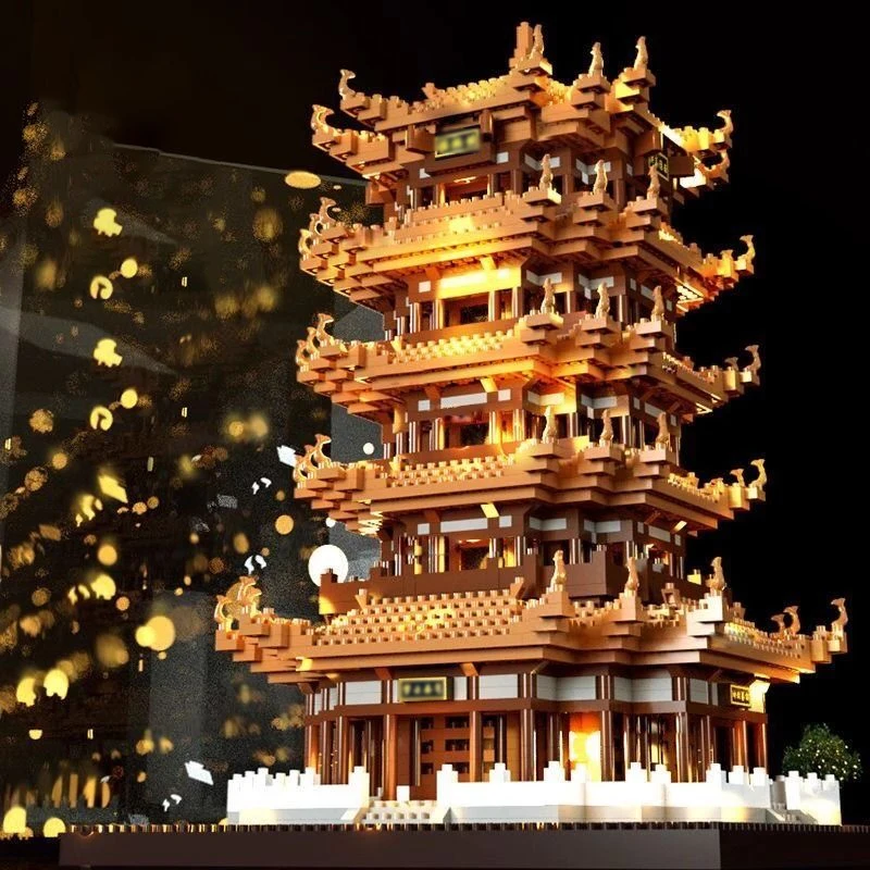 3859 Particle Yellow Crane Tower Building Block Set, Stimulates Creativity and Imagination - Suitable for Birthday Gifts or Holiday Gifts
3859 Particle Yellow Crane Tower Building Block Set, Stimulates Creativity and Imagination - Suitable for Birthday Gifts or Holiday Gifts