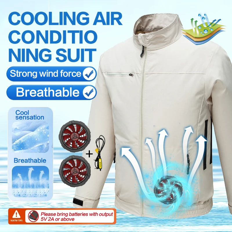 Summer air conditioning protective clothing with fan - men's and women's styles, with charging and cooling functions, for reduci
Summer air conditioning protective clothing with fan - men's and women's styles, with charging and cooling functions, for reduci
