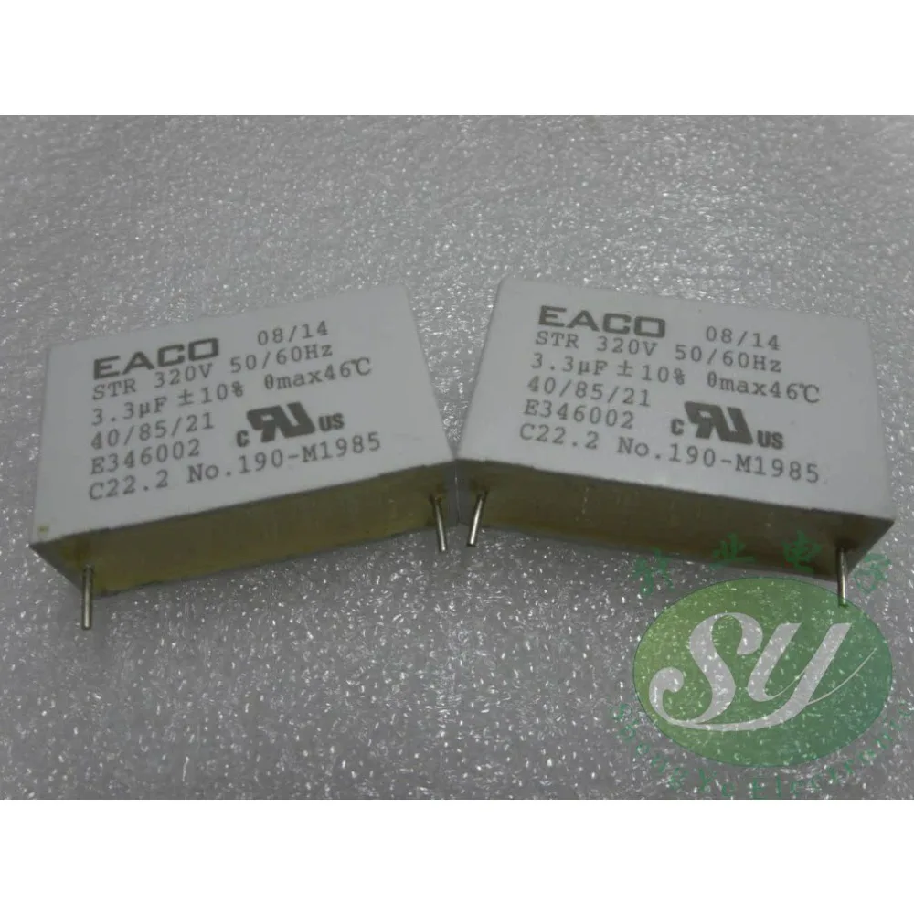 STR 3.3uf/320v 3u3 335 Brand New 38mm High-Frequency Filtering Film Capacitor Absorption Film Capacitor
STR 3.3uf/320v 3u3 335 Brand New 38mm High-Frequency Filtering Film Capacitor Absorption Film Capacitor