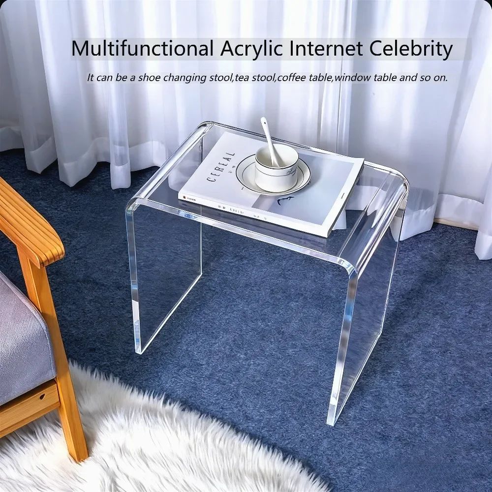 Acrylic Coffee Table Multiuse Acrylic Furniture Modern End Table Japanese Floor Table for Office Living Room Porch Family Garden
Acrylic Coffee Table Multiuse Acrylic Furniture Modern End Table Japanese Floor Table for Office Living Room Porch Family Garden