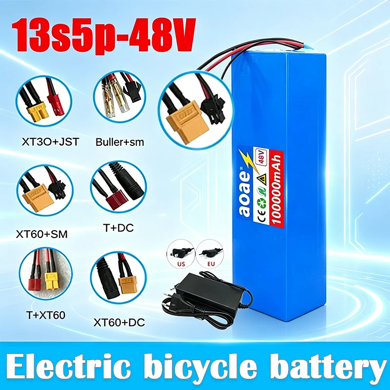 13S5P Original 18650 48V Lithium Battery Pack 100000mAh Suitable for electric scooters, mountain bikes Built in 50A BMS
13S5P Original 18650 48V Lithium Battery Pack 100000mAh Suitable for electric scooters, mountain bikes Built in 50A BMS