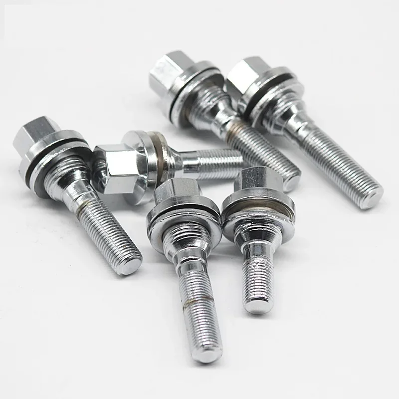 4 PCS M12 x 1.25 ALLOY Bolt WHEEL EXTRA LONG THREAD BOLTS FLAT SEAT WASHER For Peugeot 206 307 308 407 408
4 PCS M12 x 1.25 ALLOY Bolt WHEEL EXTRA LONG THREAD BOLTS FLAT SEAT WASHER For Peugeot 206 307 308 407 408