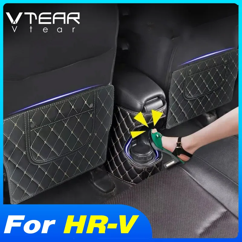 Противоударный коврик на заднее сиденье автомобиля Vtear для Honda HRV HR-V 2015-2022, защитный коврик из искусственной кожи на заднее сиденье, аксессуар для интерьера
Противоударный коврик на заднее сиденье автомобиля Vtear для Honda HRV HR-V 2015-2022, защитный коврик из искусственной кожи на заднее сиденье, аксессуар для интерьера
