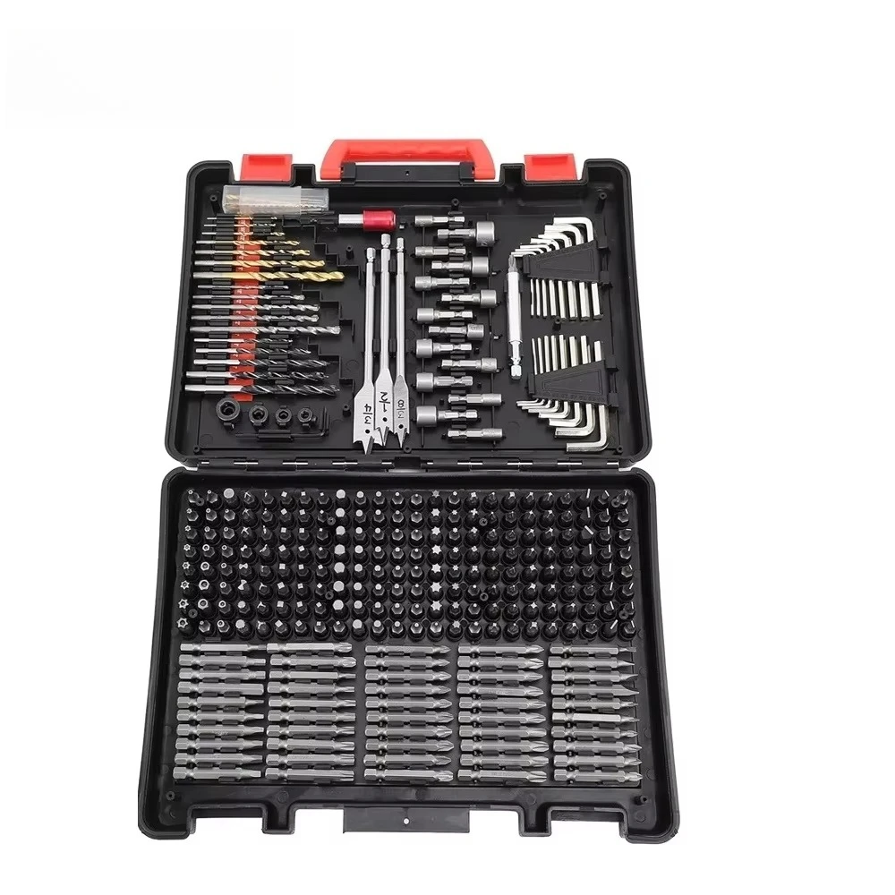 318PCS Drill & Screwdriver Bit Set, Complete Power DIY Tool All in Combo Kit for Driving & Drilling in Metal, Masonry Wood
318PCS Drill & Screwdriver Bit Set, Complete Power DIY Tool All in Combo Kit for Driving & Drilling in Metal, Masonry Wood